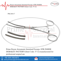 PRIME Doyen Atraumatic Intestinal Forceps- STR INSIDE DEBAKEY PATTERN