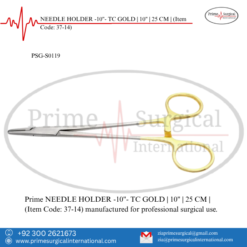 PRIME NEEDLE HOLDER -10"- TC GOLD | 10" | 25 CM |