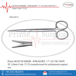 PRIME MATZ SCISSOR - STRAIGHT | 7" | 18 CM | NON TC |