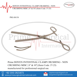 PRIME DOYEN INTESTINAL CLAMP CRUSHING - NON CRUSHING MISC | 8" & 10"|