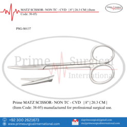 PRIME MATZ SCISSOR- NON TC - CVD | 8" | 20.3 CM |