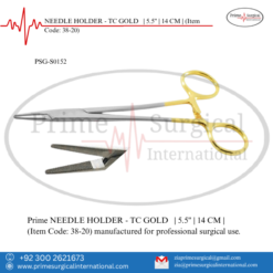 PRIME NEEDLE HOLDER - TC GOLD | 5.5" | 14 CM |