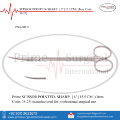PRIME SCISSOR POINTED- SHARP | 6" | 15.5 CM |