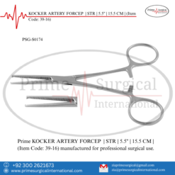 PRIME KOCKER ARTERY FORCEP | STR | 5.5" | 15.5 CM |