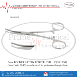 PRIME KOCKER ARTERY FORCEP- CVD | 8" | 20.3 CM |