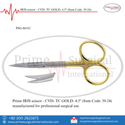 PRIME IRIS scissor - CVD- TC GOLD- 4.5"