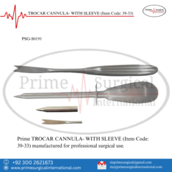 PRIME TROCAR CANNULA- WITH SLEEVE