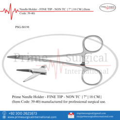 PRIME Needle Holder - FINE TIP - NON TC | 7" | 18 CM |