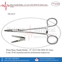 PRIME Mayo Needle Holder | 8" | 20.3 CM | NON TC