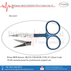 PRIME IRIS Scissor- BLUE COLR-CVD | 4" |