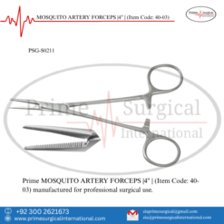 PRIME MOSQUITO ARTERY FORCEPS |4" |