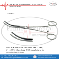 PRIME ROCHESTER REAN FORCEPS - CVD- | 6" | 15.5 CM |