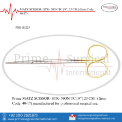 PRIME MATZ SCISSOR- STR- NON TC | 9" | 23 CM |