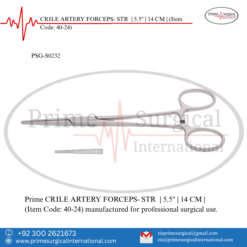 PRIME CRILE ARTERY FORCEPS- STR | 5.5" | 14 CM |