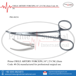 PRIME CRILE ARTERY FORCEPS | 10" | 25 CM |