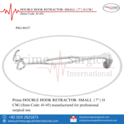 PRIME DOUBLE HOOK RETRACTOR- SMALL | 7" | 18 CM |