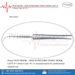 PRIME VEIN HOOK - OESCH PHLEBECTOMY HOOK LEFT # 1