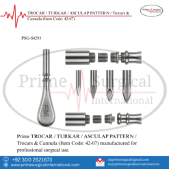 PRIME TROCAR / TURKAR / ASCULAP PATTERN / Trocars & Cannula