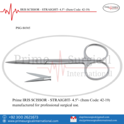 PRIME IRIS SCISSOR - STRAIGHT- 4.5"-