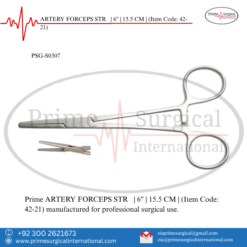 PRIME ARTERY FORCEPS STR | 6" | 15.5 CM |