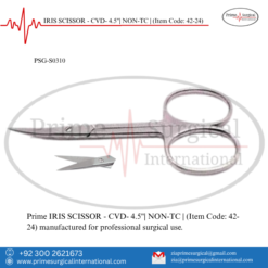 PRIME IRIS SCISSOR - CVD- 4.5"| NON-TC |