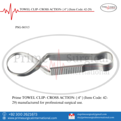 PRIME TOWEL CLIP- CROSS ACTION- | 4" |