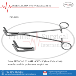 PRIME PEDICAL CLAMP - CVD- 9"