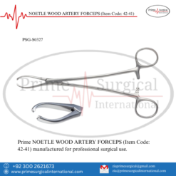PRIME NOETLE WOOD ARTERY FORCEPS