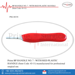 PRIME BP HANDLE NO. 7 - WITH RED PLASTIC HANDLE