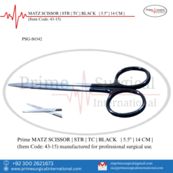 PRIME MATZ SCISSOR | STR | TC | BLACK | 5.5" | 14 CM |