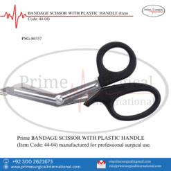 PRIME BANDAGE SCISSOR WITH PLASTIC HANDLE