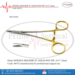 PRIME NEEDLE HOLDER TC GOLD STD TIP- 10.5" |
