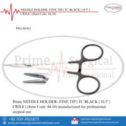 PRIME NEEDLE HOLDER- FINE TIP | TC BLACK | 10.5" | CRILE |