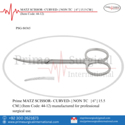 PRIME MATZ SCISSOR- CURVED- | NON TC | 6" | 15.5 CM |