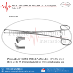 PRIME ALLIS TISSUE FORCEP ANGLED- | 8" | 20.3 CM |