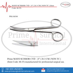 PRIME MAYO SCISSOR CVD | 8" | 20.3 CM | NON TC |