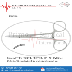 PRIME ARTERY FORCEP- CURVED- | 8" | 20.3 CM |