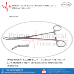 PRIME ROBERT CLAMP BLUNT- CURVED- 9" (FINE) | 9" | 23 CM |