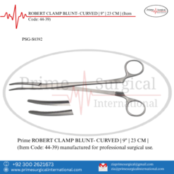 PRIME ROBERT CLAMP BLUNT- CURVED | 9" | 23 CM |
