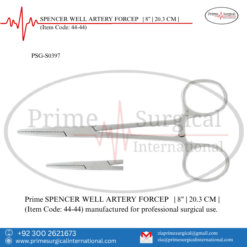 PRIME SPENCER WELL ARTERY FORCEP | 8" | 20.3 CM |