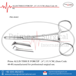 PRIME ALLIS TISSUE FORCEP | 6" | 15.5 CM |