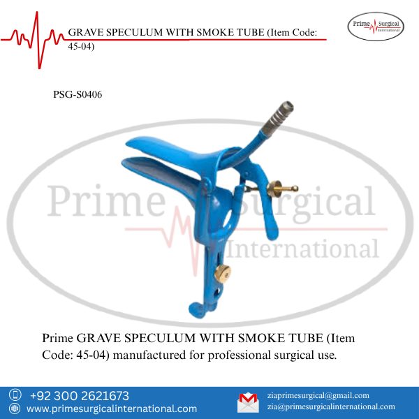 PRIME GRAVE SPECULUM WITH SMOKE TUBE