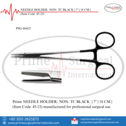 PRIME NEEDLE HOLDER- NON- TC BLAC | 7" | 18 CM |