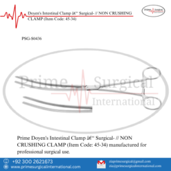 PRIME Doyen's Intestinal Clamp – Surgical- // NON CRUSHING CLAMP