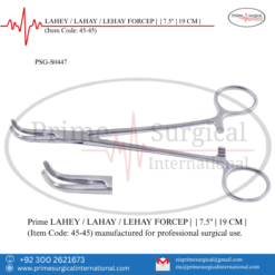 PRIME LAHEY / LAHAY / LEHAY FORCEP | | 7.5" | 19 CM |