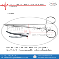 PRIME ARTERY FORCEP CLAMP- STR | 7.5" | 19 CM |