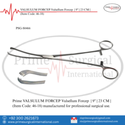 PRIME VALSULUM FORCEP Vulsellum Forcep | 9" | 23 CM |