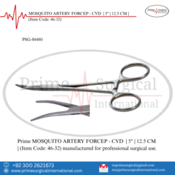PRIME MOSQUITO ARTERY FORCEP - CVD | 5" | 12.5 CM |