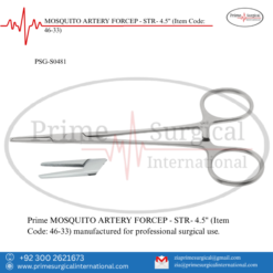PRIME MOSQUITO ARTERY FORCEP - STR- 4.5"