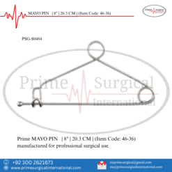 PRIME MAYO PIN | 8" | 20.3 CM |